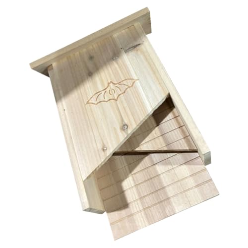 ABOOFAN Fledermaushaus Für Den Außenbereich Fledermausunterschlupf Aus Holz Dekoration Für Den Hinterhof Leicht Einfach Zu Installierende Fledermausbox ABOOFAN Fledermaushaus Für Den Außenbereich Fledermausunterschlupf Aus Holz Dekoration Für Den Hinterhof Leicht Einfach Zu Installierende Fledermausbox von ABOOFAN
