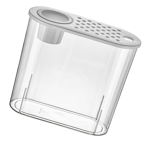 ABOOFAN Goldfischglas Klares Aquarium Unzerbrechliches Schildkrötenbecken Kleines Aquarium Kleines Aquarium Terrarienschale Wachsendes Aquarium Dekoration Für Zuhause Kunststoff von ABOOFAN