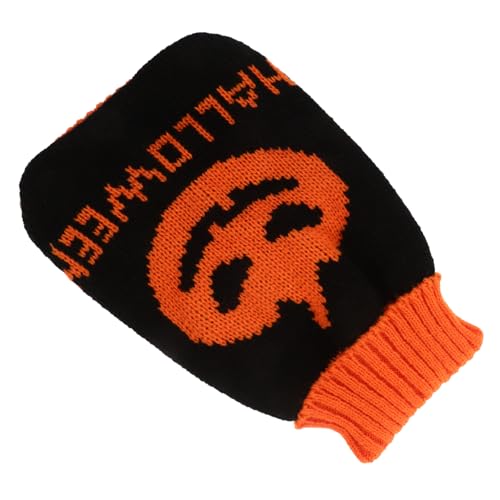 ABOOFAN Halloween Hundepullover Für Kleine Hunde Gemütlicher Und Warmer Pumpkin Sweater Kostüm Für Haustiere Zu Halloween Für Und Partys von ABOOFAN