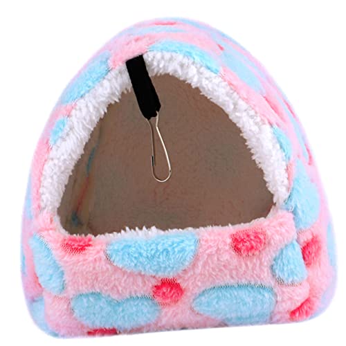 ABOOFAN Hängematte Für Hamster Warmer Kleintierkäfig Kleintierkäfige Aufhängen Von Warmer Einstreu Für Hamster Schlafbett Für Kleine Haustiere Flanell Baumwolle Hängend Hausratte von ABOOFAN