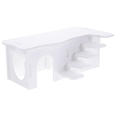 ABOOFAN Hamsterhaus Spielzeug Für Haustiere Weiß Landung PVC Hamsterkäfig ABOOFAN Hamsterhaus Spielzeug Für Haustiere Weiß Landung PVC Hamsterkäfig von ABOOFAN