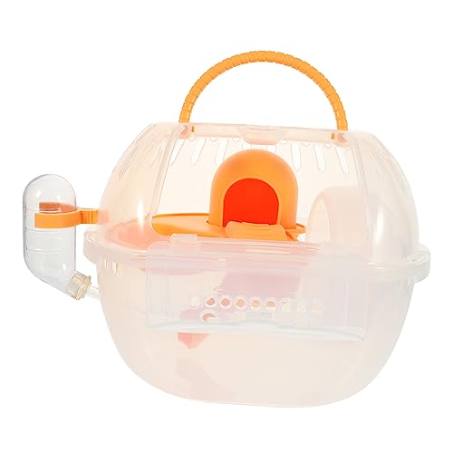 ABOOFAN Hamsterkäfig Hamsterträger Outdoor-Sachen Hamster Ferienhaus Kleiner Behälter Durchsichtige Kunststoffbehälter Hamster-reisekäfig Reisesachen Reisen Gewidmet Käfig Zum Mitnehmen Pp von ABOOFAN