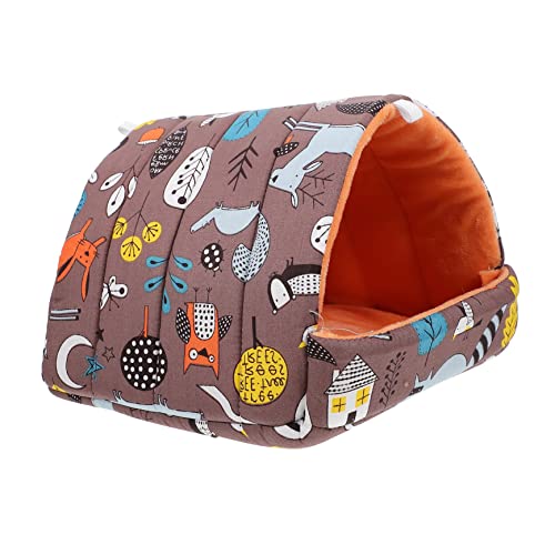 ABOOFAN Hamster-meerschweinchenbett Warmes Nest Haustier-schlafbett für Kalte Unterlage Gemütlicher Unterschlupf für Kleintiere ABOOFAN Hamster-meerschweinchenbett Warmes Nest Haustier-schlafbett für Kalte Unterlage Gemütlicher Unterschlupf für Kleintiere von ABOOFAN