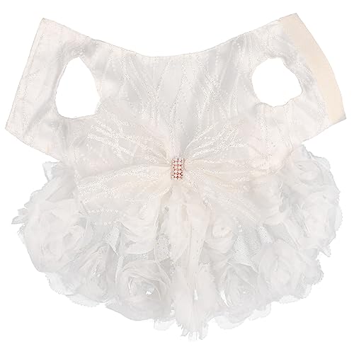 ABOOFAN Hundekleid Für Hochzeitsfeiern Haustierkleid Für Cosplay Welpen Tutu-Outfit Exquisites Formelles Hochzeitskleid Für Hunde 1 Stück ABOOFAN Hundekleid Für Hochzeitsfeiern Haustierkleid Für Cosplay Welpen Tutu-Outfit Exquisites Formelles Hochzeitskleid Für Hunde 1 Stück von ABOOFAN