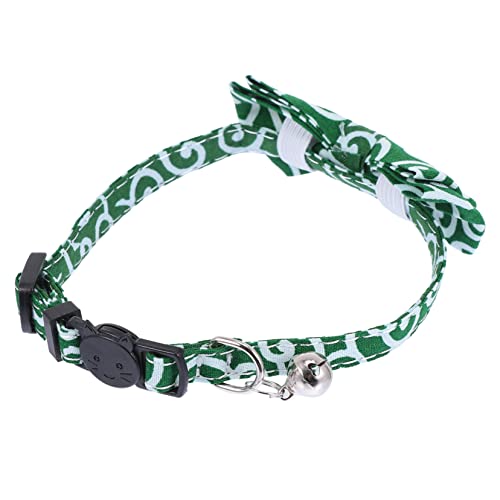 ABOOFAN Haustierhalsband Katze Glocke Krawatte Glockenhalsband für Haustiere Haustier Halskette Fliege Haustier Katzenhalsband Kätzchen Glockenhalsband einstellbar binden Katzenglocke Tuch von ABOOFAN