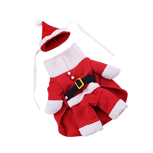 ABOOFAN Weihnachtskostüme Hundeanzug Hündchen?Weihnachten?Outfit Lustige Haustier-Cosplay-Outfits Hundeparty Kleiden Santa Hundekostüm Weihnachtsfeier Hundetuch Der Hund Einstellen von ABOOFAN