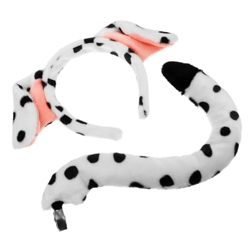 ABOOFAN Hundekostüm Set mit Hund Ohren Stirnband und Teiliges Zubehör für Halloween Karneval und Kostümpartys aus Weichem Material Perfektes Cosplay für ABOOFAN Hundekostüm Set mit Hund Ohren Stirnband und Teiliges Zubehör für Halloween Karneval und Kostümpartys aus Weichem Material Perfektes Cosplay für von ABOOFAN