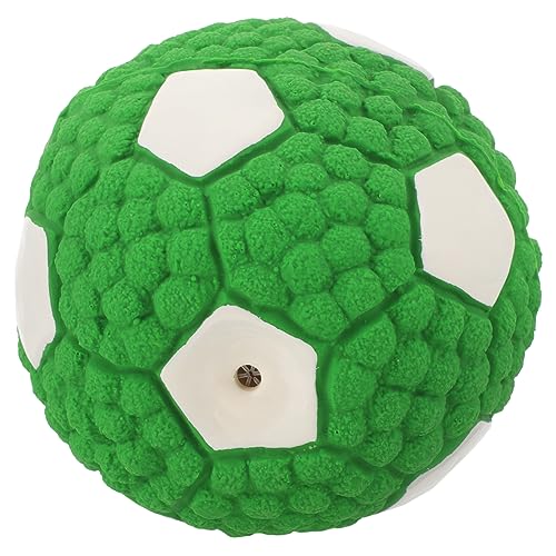 ABOOFAN Hundespielzeugball Spielzeug Für Haustiere Kleines Quietschspielzeug Für Hunde Quietschendes Hundespielzeug Kauspielzeug Hundespielzeug Kleine Hunde Fußball Gummi Kleiner Hund von ABOOFAN