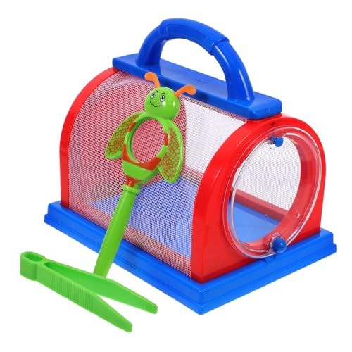 ABOOFAN Insektenkäfig Satz für Kinder Tragbarer Handkäfig mit Lupe und Pinzette Hochtransparent für Outdoor Erkundungen Schmetterlingshaus für Naturbeobachtungen ABOOFAN Insektenkäfig Satz für Kinder Tragbarer Handkäfig mit Lupe und Pinzette Hochtransparent für Outdoor Erkundungen Schmetterlingshaus für Naturbeobachtungen von ABOOFAN