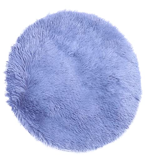 ABOOFAN 60 cm Runde Plüsch-haustiermatte Für Hunde – Warm Und Decke Haustierkissen Grau von ABOOFAN