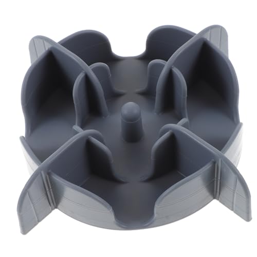 ABOOFAN Welpen Slow Feeder Bowl Einsatz Silikon Slow Feeder Hundenapf Tassen Grau Klein von ABOOFAN