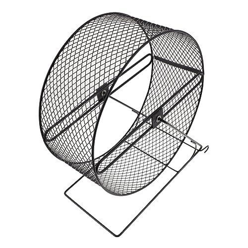 ABOOFAN Laufrad für Hamster hamsterspielzeug Hamster Spielzeug 11 Zoll Hamsterrad hamsterautorad Spielzeuge Laufrad lustiges Hamsterrad Hamsterkäfig die Metall von ABOOFAN