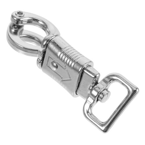 ABOOFAN Metall-drehkarabinerhaken Mit Druckfeder Zinklegierung Für Reitsport Karabinerhaken-Schnellverschluss Tragbar Geeignet Für Pferdeausrüstung Und Outdoor-sportzubehör von ABOOFAN