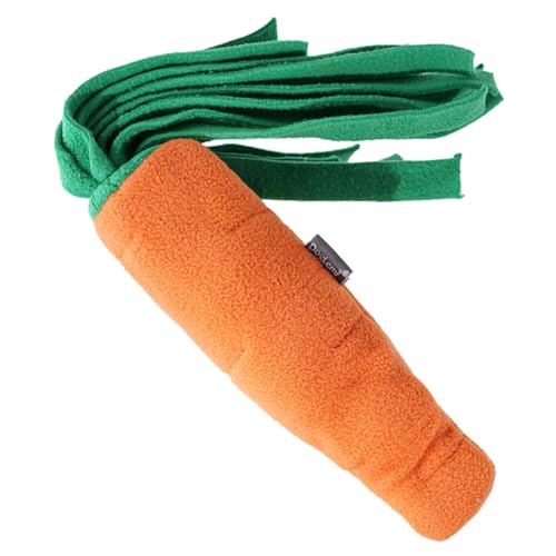 ABOOFAN Hundespielzeug mit Leckerli-Spender und Karotten-Design Quietschendes Interaktives Spielzeug für Welpen ABOOFAN Hundespielzeug mit Leckerli-Spender und Karotten-Design Quietschendes Interaktives Spielzeug für Welpen von ABOOFAN