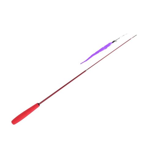 ABOOFAN Katzenspielzeug Mit Gefiederter Angelrute Interaktives Katzenspielzeug Teaser-Stick Katzenspielübung Zufällige Farbe ABOOFAN Katzenspielzeug Mit Gefiederter Angelrute Interaktives Katzenspielzeug Teaser-Stick Katzenspielübung Zufällige Farbe von ABOOFAN