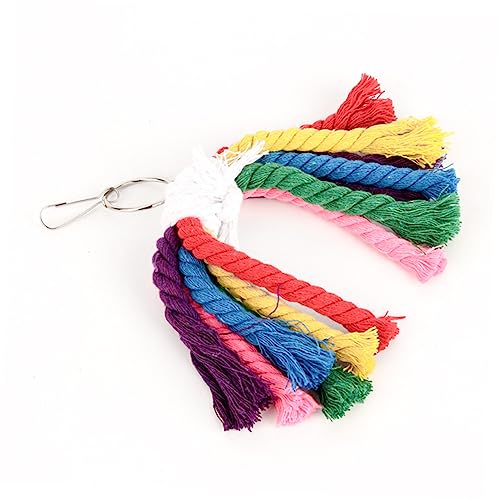 ABOOFAN Papagei Vogel Spielzeug Papagei Baumwolle Seil String Spielzeug Papagei Liefert Hängen Beißspielzeug für Vögel ABOOFAN Papagei Vogel Spielzeug Papagei Baumwolle Seil String Spielzeug Papagei Liefert Hängen Beißspielzeug für Vögel von ABOOFAN