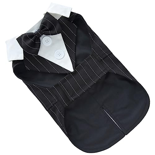 ABOOFAN Pet Tuxedo Für Hunde Stilvolles Outfit Für Hochzeiten Und Partys Hundekleidung Mit Fliege Einfach Anzuziehen Für Kleine Und Mittlere ABOOFAN Pet Tuxedo Für Hunde Stilvolles Outfit Für Hochzeiten Und Partys Hundekleidung Mit Fliege Einfach Anzuziehen Für Kleine Und Mittlere von ABOOFAN