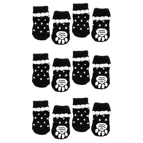 ABOOFAN Sox 3 Stück Welpensocken Kleine Weihnachtssocken Hunde-Traktionssocken Weihnachtssocken Für Hunde Socken Nicht Für Hunde Welpensocken Bedruckte Socken Warme Socken von ABOOFAN