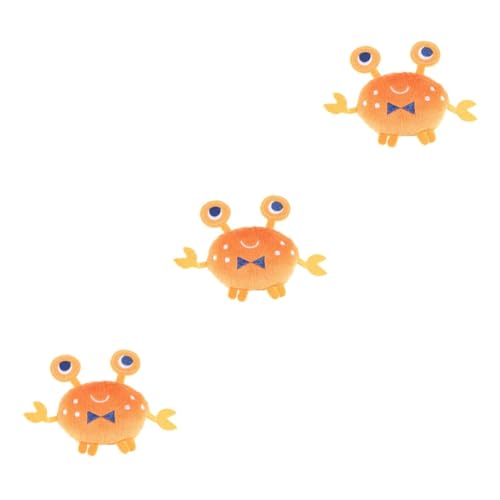 ABOOFAN 3 Stück Hunde-quietschspielzeug Plüsch Cartoon-krabbenspielzeug Für Hunde Haustier-quietschspielzeug Quietschendes Hundespielzeug Welpenspielzeug Orange ABOOFAN 3 Stück Hunde-quietschspielzeug Plüsch Cartoon-krabbenspielzeug Für Hunde Haustier-quietschspielzeug Quietschendes Hundespielzeug Welpenspielzeug Orange von ABOOFAN