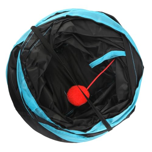 ABOOFAN Tunnelspielzeug Für Katzen Im Spieltunnel Für Kätzchen Spaß Am Ende Interaktives Katzenspielzeug Robustes Polyester Leicht Zu Verstauen von ABOOFAN