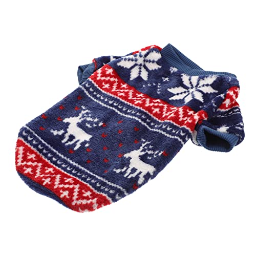 ABOOFAN Weihnachts-Hunde-aarel-Outfits Dekorativer Weihnachtspullover für Hunde Gemütliche Warme Haustierkleidung Weihnachtskostüm für Haustiere Entzückendes Weihnachtskleid für Haustiere von ABOOFAN