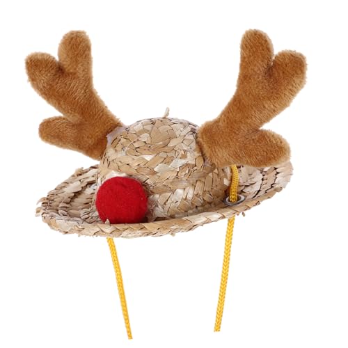 ABOOFAN Weihnachtsmütze Mit Elchmotiv Für Hamster Chinchillas Frettchen Haustier-Foto-Requisite Modisch Leicht ABOOFAN Weihnachtsmütze Mit Elchmotiv Für Hamster Chinchillas Frettchen Haustier-Foto-Requisite Modisch Leicht von ABOOFAN