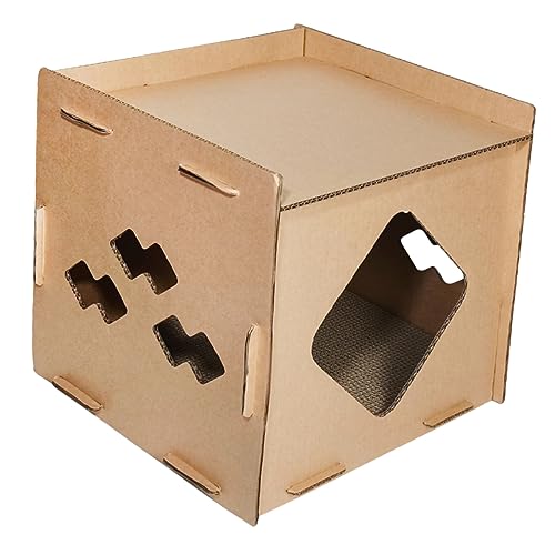 ABOOFAN Mehrschichtiges Katzenkratzhaus Karton Katzennest Kratzunterlage Für Katzen Leicht Dekorativ ABOOFAN Mehrschichtiges Katzenkratzhaus Karton Katzennest Kratzunterlage Für Katzen Leicht Dekorativ von ABOOFAN