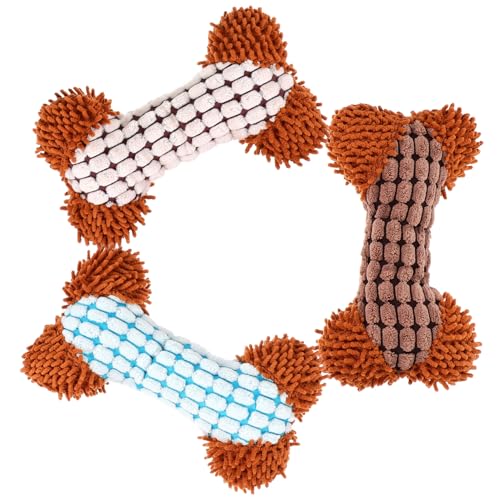 ABOOFAN Kauspielzeug Aus Plüsch Für Welpen – 3er-Pack Quietschendes Hundespielzeug Für Das Training Im Haushalt Dekoratives Beißspielzeug Für Hunde ABOOFAN Kauspielzeug Aus Plüsch Für Welpen – 3er-Pack Quietschendes Hundespielzeug Für Das Training Im Haushalt Dekoratives Beißspielzeug Für Hunde von ABOOFAN