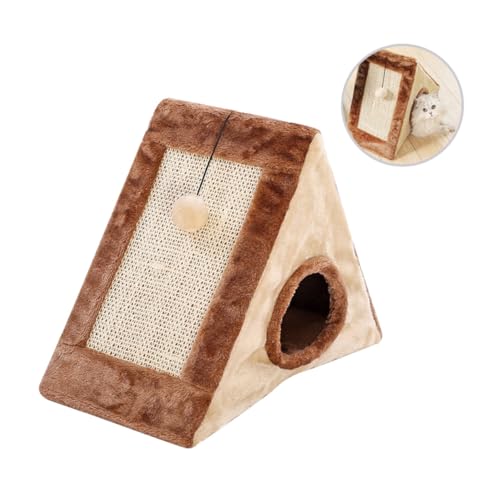 ABOOFAN Katzenhöhle Katzenkratzbrett Katzenspielzeug Katzenbett Kratzbaum Haustierbett Die Katze Hölzern ABOOFAN Katzenhöhle Katzenkratzbrett Katzenspielzeug Katzenbett Kratzbaum Haustierbett Die Katze Hölzern von ABOOFAN