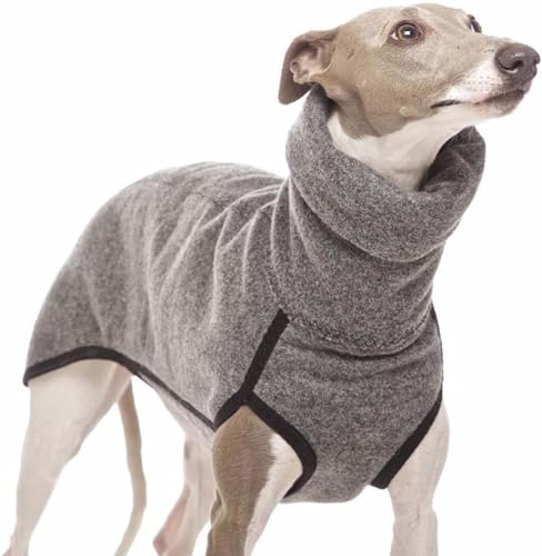 Herbst Und Winter Warme Windhund Labrador Schäferhund Kleidung für Große Hunde Hemd Hohen Hals Pullover Stretch Fleece Pullover für Hunde Weste Jacke für Haustiere von ABRAGO