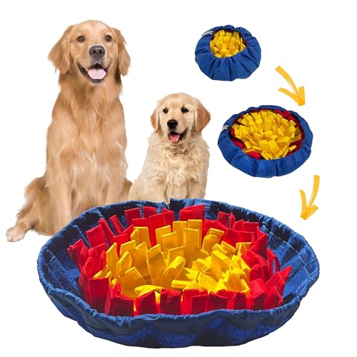 ABUUL Schnüffelmatte für Hunde, kleine und große Rassen, Katzen-Hunde-Puzzle-Spielzeug, Anreicherung Haustier-Futtermatte für Geruchstraining, langsames Essen, Stressabbau Hundespielzeug zum Füttern, von ABUUL