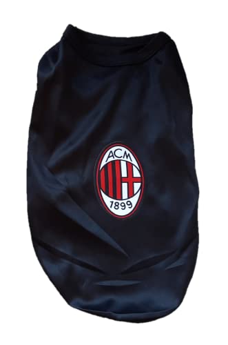 AC Milan T-Shirt für Hunde und Katzen, Unisex Erwachsene, Schwarz, L AC Milan T-Shirt für Hunde und Katzen, Unisex Erwachsene, Schwarz, L von AC Milan