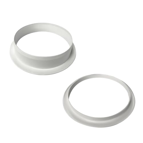 ACAREY Filterbeutel-Stützringe Kompatibel für Desjoyaux, Innenring Außenring aus Robustem ABS-Kunststoff, Zubehör für Wandmontierte Pool-Kompaktfilter (Innenring+Außenring) von ACAREY
