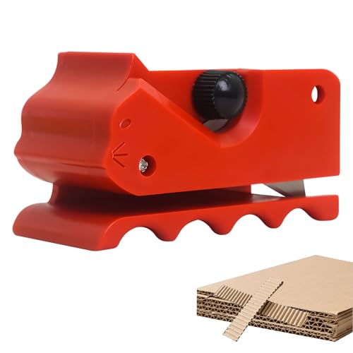 ACAREY Kartonschneider DIY Kartonschneider für Katzenkratzer Karton Schneider Cardboard Cutter Katzenkratzbrett Kartonschneider Katze Karton Recycling Cutting Tool Haustier Zubehör (Rot) von ACAREY