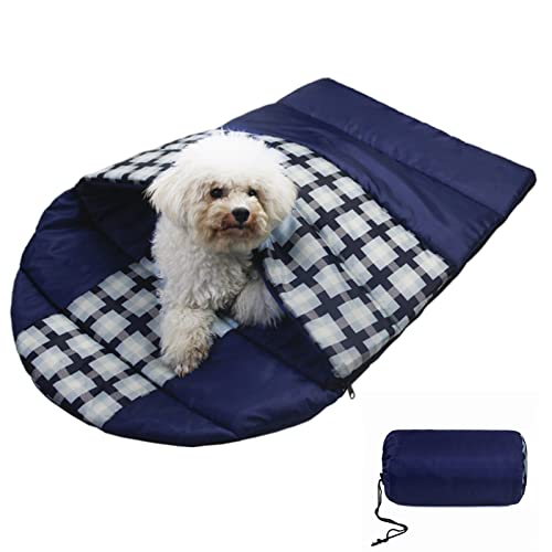 ACAREY Schlafsack, für Hunde, tragbar, wasserdicht, Winter, großes Bett für Hunde, Decke für Camping, Wandern im Freien von ACAREY