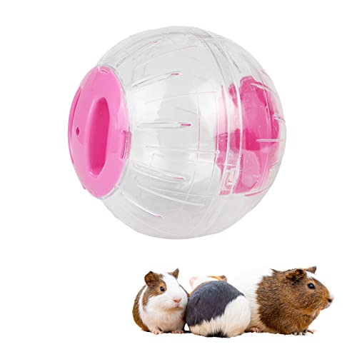Hamster Übungsball für Haustiere, Kunststoff, transparent, niedlich, für kleine Tiere (Rosa) von ACAREY