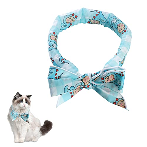 Kühlender Schal, 3 Stück Bandana für Hunde, Halstuch-Halsband für Hunde, Dreieck-Schal für Hunde, für kleine Hunde, mittelgroß (M, blau) von ACAREY