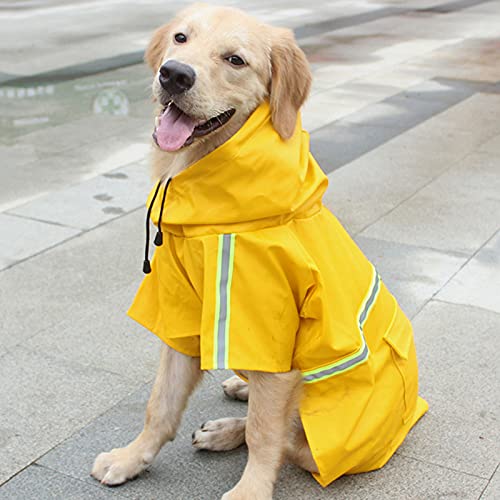 Regenmantel für Haustiere, Poncho für Hunde, reflektierend, Stil Umhang für Hunde, wasserdicht, für Hunde, winddicht und wasserdicht (XL) von ACAREY