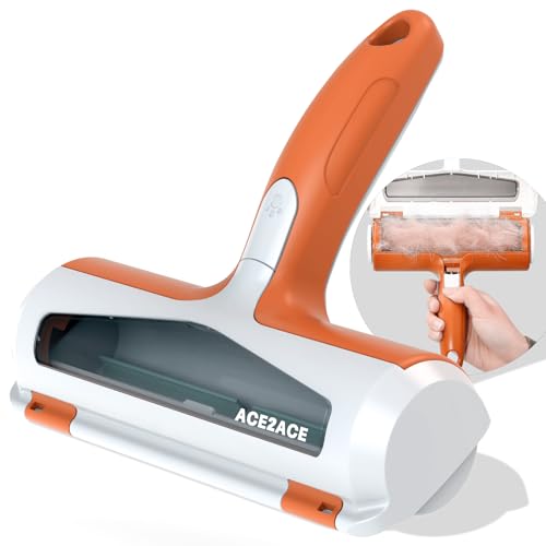 ACE2ACE Tierhaarentferner Fusselrolle, Fusselrolle für Hundehaare und Katzenhaare Wiederverwendbar, Fusselbürste für Tierhaar, für Sofa, Bett, Teppich, Kratzbaum, Orange ACE2ACE Tierhaarentferner Fusselrolle, Fusselrolle für Hundehaare und Katzenhaare Wiederverwendbar, Fusselbürste für Tierhaar, für Sofa, Bett, Teppich, Kratzbaum, Orange von ACE2ACE