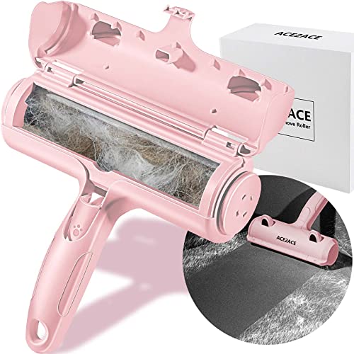 ACE2ACE Tierhaarentferner Fusselrolle, Fusselroller für Hundehaare und Katzenhaare Wiederverwendbar, Fusselbürste für Tierhaar, für Sofa Bett Teppich Kratzbaum- Rosa ACE2ACE Tierhaarentferner Fusselrolle, Fusselroller für Hundehaare und Katzenhaare Wiederverwendbar, Fusselbürste für Tierhaar, für Sofa Bett Teppich Kratzbaum- Rosa von ACE2ACE