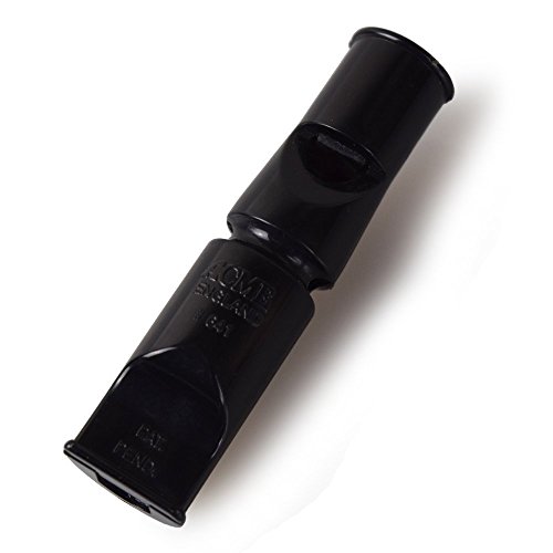 Acme United Europe Acme Doppeltonpfeife No. 641, Schwarz 6 cm - Hundepfeife für die Hundeausbildung, Hundeerziehung und für Das Hundetraining von ACME Whistles