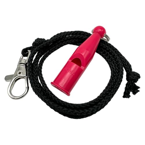ACME Field Trail Hundepfeife No. 212 mit Pfeifenband | Original aus England | Ideal für die Hundeausbildung | Laut und weitreichend (hot pink) von ACME