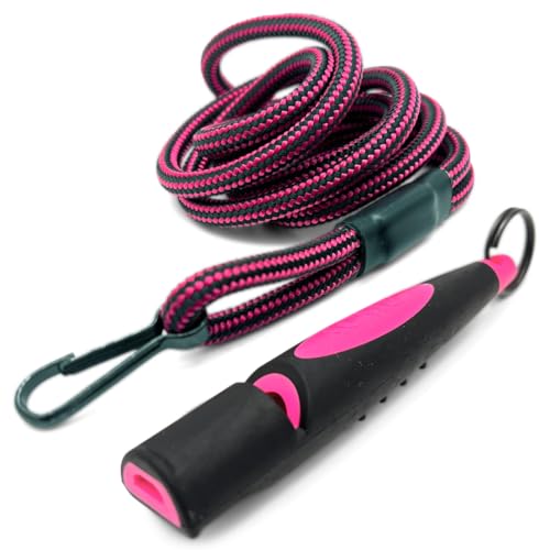 ACME Hundepfeife No. 211,5 Alpha | Inklusive passendem, hochwertigem Pfeifenband (Black/DG Pink) von ACME