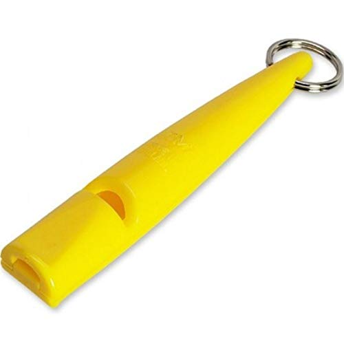 Acme Hundepfeife No. 211,5 | Original aus England | Ideal für die Hundeausbildung | Robustes Material | Genormte Frequenz | Laut und weitreichend | gelb von ACME Whistles