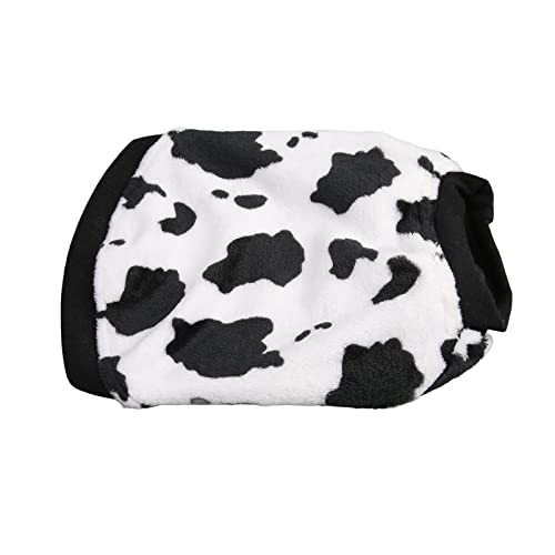 ACOGEDO Hund PJs für Kleine Hunde, Hunde Winterkleidung Milchmuster Weiche Baumwollpuppen -Jumpsuit Kleidung Jammies Pitbull Pyjamas für Schmolze Mittlere Große Junge oder Mädchen (XS) von ACOGEDO