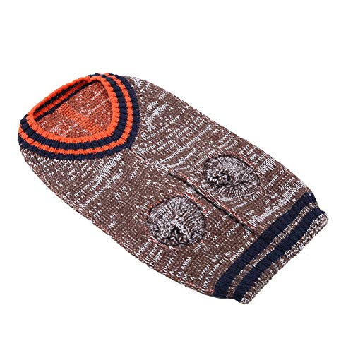 ACOGEDO Hundepullover, Hunde Gestrickter Pullover Niedliche Haustier Wintermantel Kleidung Halten Sie Warme Welpenpullover Hundekleidung Accessoires für Kleine Hunde Jungen Mädchen Haustier -Katzen von ACOGEDO