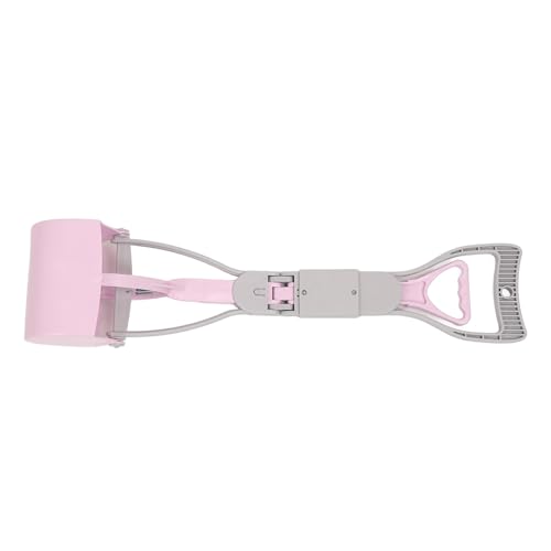 ACOGEDO Langgriff Pet Pooper Scooper 59 cm Blau - Faltbare, Nicht Brechensbare, Große Öffnungswählerin für Hunde, Einfache Abfallentfernung auf Gras und Kies (Purple) von ACOGEDO
