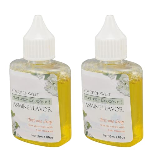 ACOGEDO Langlebiges Parfümgeruchsiminator mit Jasmin -ätherischem Öl für Schlafzimmer und Badezimmer - 2pcs 50 Ml Flüssigluftfrischer für Zuhause und Büro ACOGEDO Langlebiges Parfümgeruchsiminator mit Jasmin -ätherischem Öl für Schlafzimmer und Badezimmer - 2pcs 50 Ml Flüssigluftfrischer für Zuhause und Büro von ACOGEDO