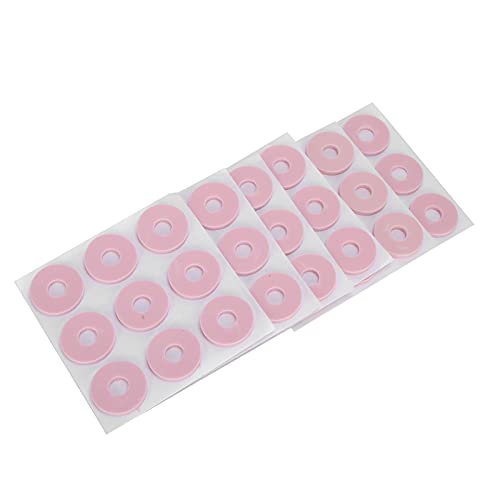 ACOGEDO Maispolster Abrasionssicherer Latexschaum Kissen mit Elastischen Atmungsaktiven Fußschutz für Komfort und Schmerzlinderung - Weiche, Runde Fußmaisflecken (rund rosa S) von ACOGEDO