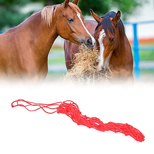 ACOGEDO Pferdespeisetasche, Nylon Seil Slow Futterfutter Netto -Beutel mit Silber Elektroplierendes Schweiß -Eisenringe Pferdebereich Accessoires für Ganztägige Fütterung Pferde Ziegenstand ACOGEDO Pferdespeisetasche, Nylon Seil Slow Futterfutter Netto -Beutel mit Silber Elektroplierendes Schweiß -Eisenringe Pferdebereich Accessoires für Ganztägige Fütterung Pferde Ziegenstand von ACOGEDO